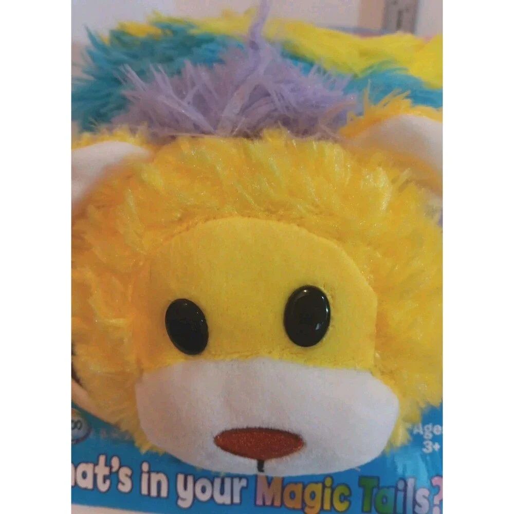 FlipaZoo Magic Tails 2-in-1 Animal Plush Lion Unicorn, Flippable Dolls
